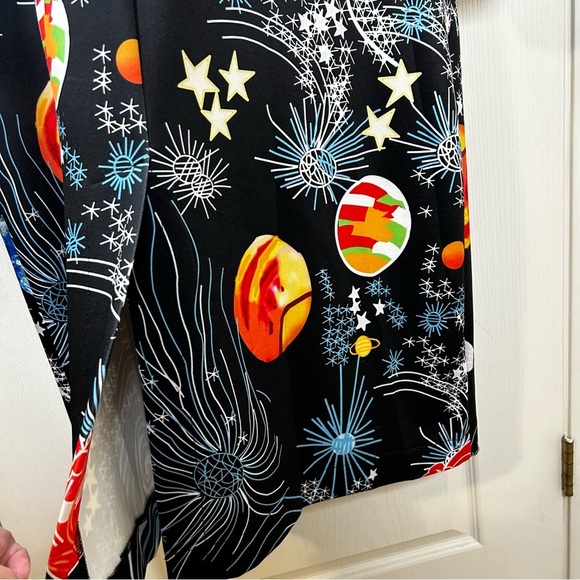Women’s Space/planets Large Duster Robe Or Jacket Fashion Wear Multi Colored - Picture 6 of 15